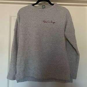 Alpha chi Sherpa sweater
